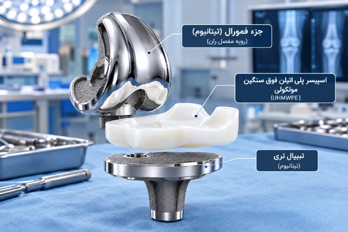 اجزای مفصل زانو