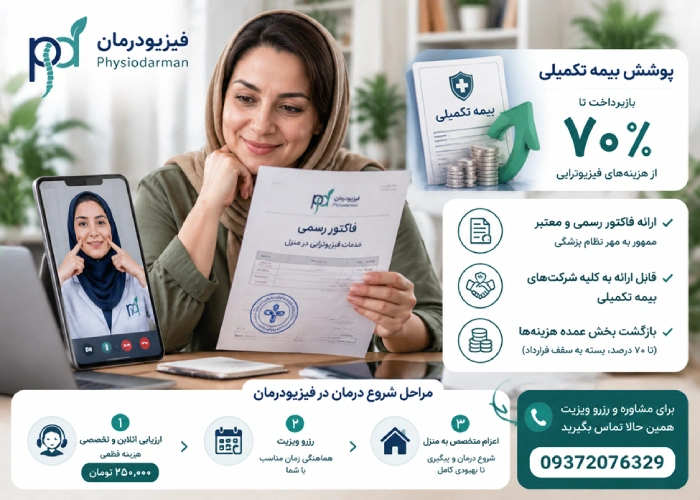 پوشش بیمه تکمیلی فیزیوتراپی فلج بلز
