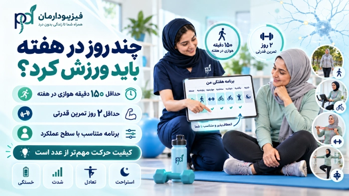 چند روز در هفته باید ورزش کرد